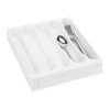 Camco ADJUSTABLE CUTLERY TRAY, WHITE 43503